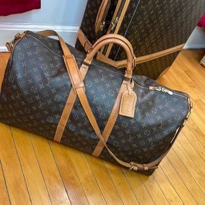 Louis Vuitton Bandouliere Keepall 60 Travel Bag.